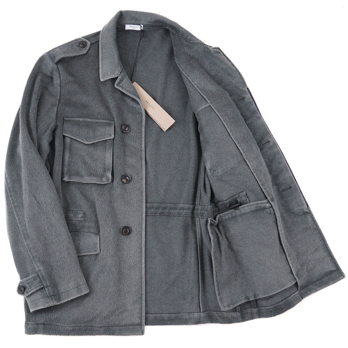 Boglioli Soft Flannel Cashmere Field Jacket