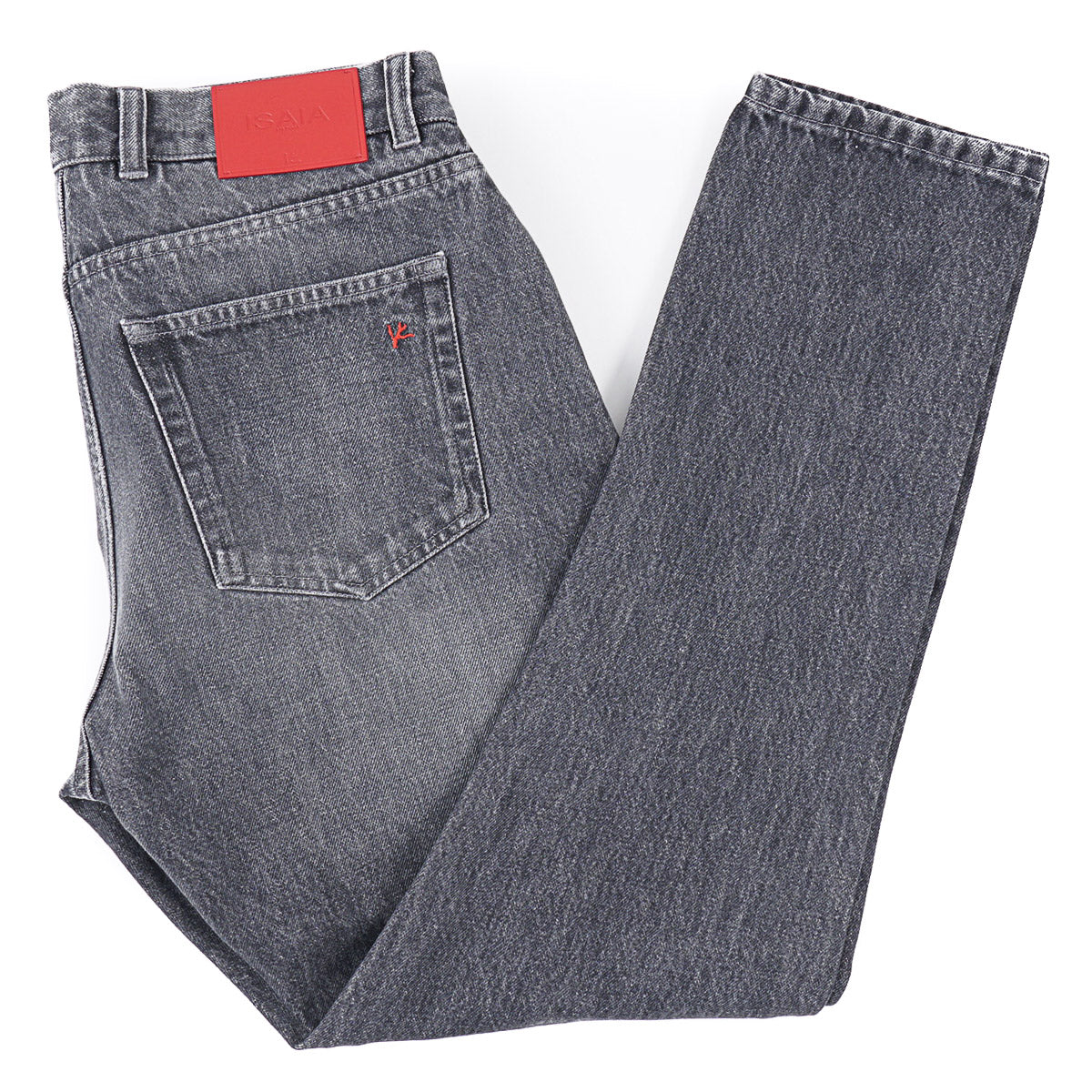 Isaia Contrast Wash Denim Jeans