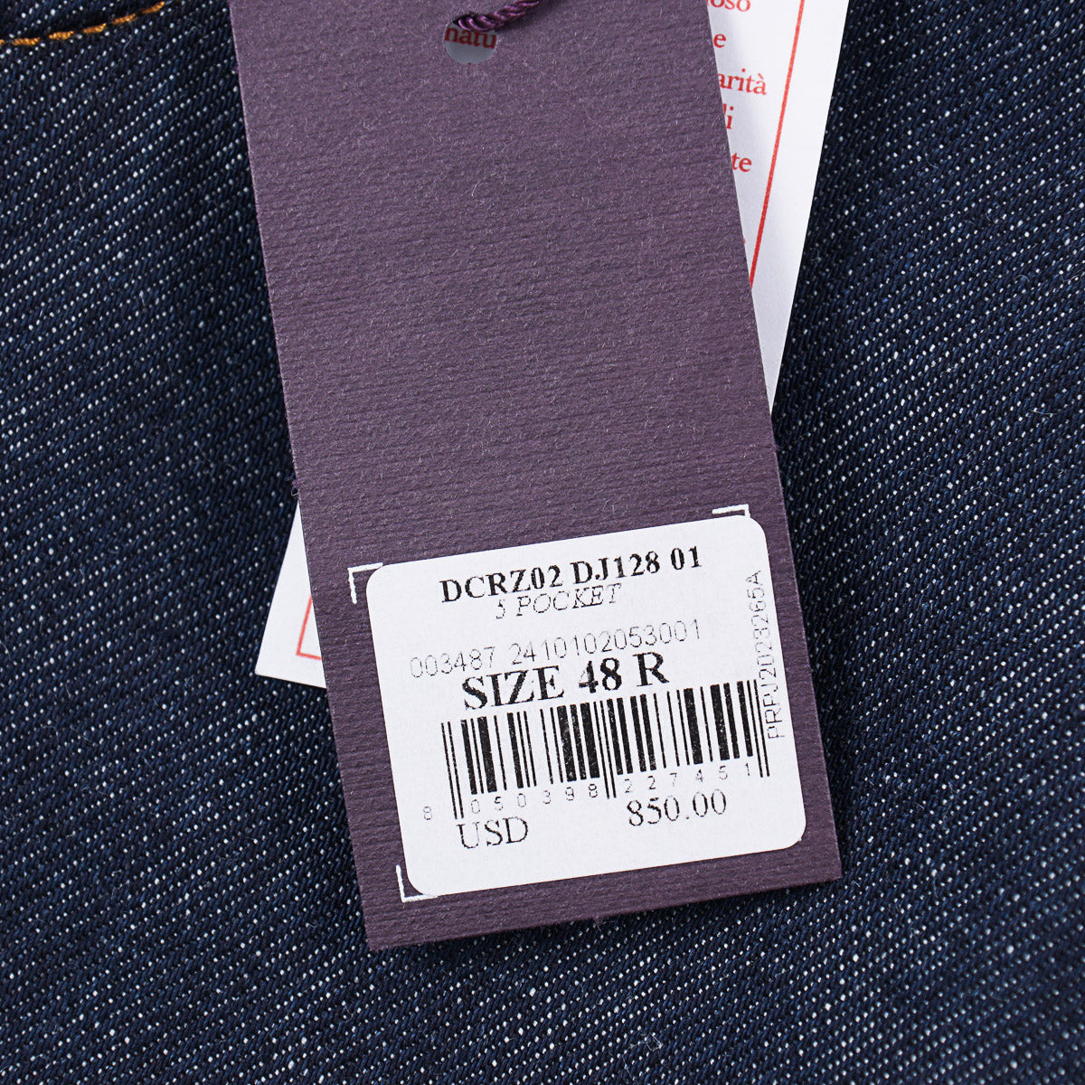 Isaia Straight-Fit Linen-Cotton Denim Jeans