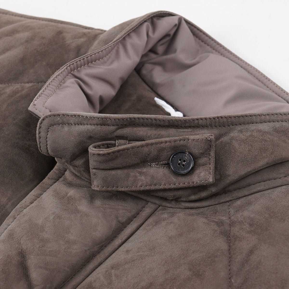 Manto Down-Filled Quilted Suede Jacket - Top Shelf Apparel