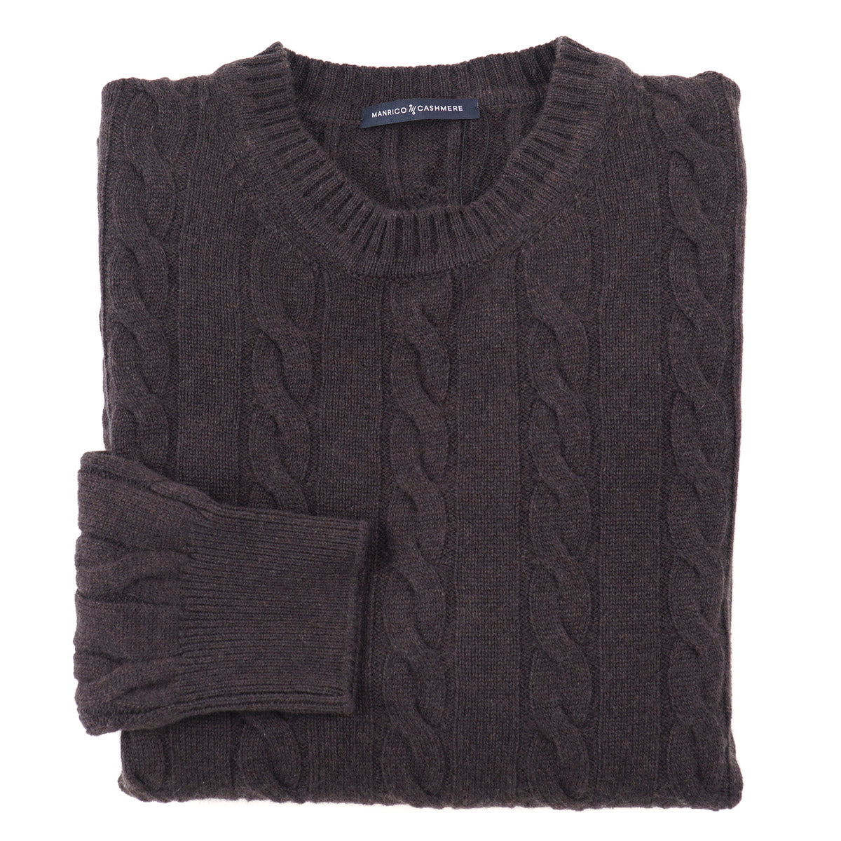 Manrico Cable Knit Cashmere Sweater - Top Shelf Apparel