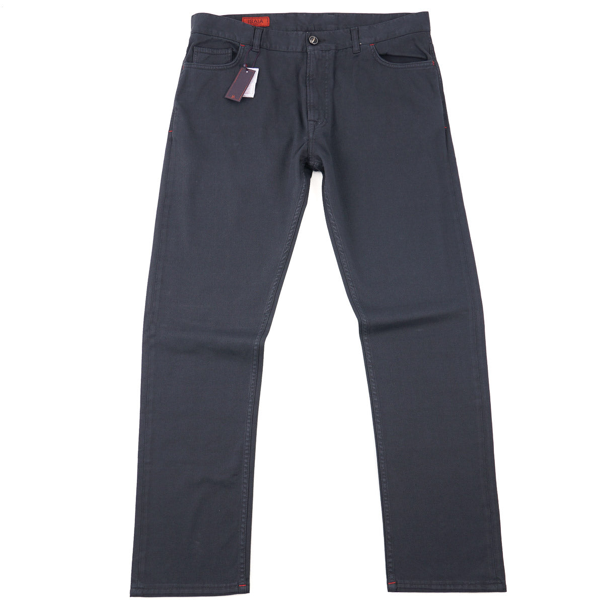 Isaia Slim Straight Twill Jeans - Top Shelf Apparel