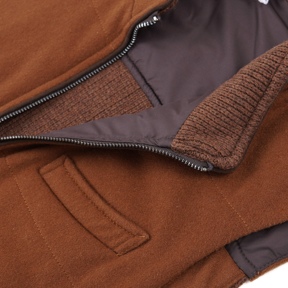Manto Quilted Flannel Cashmere Vest