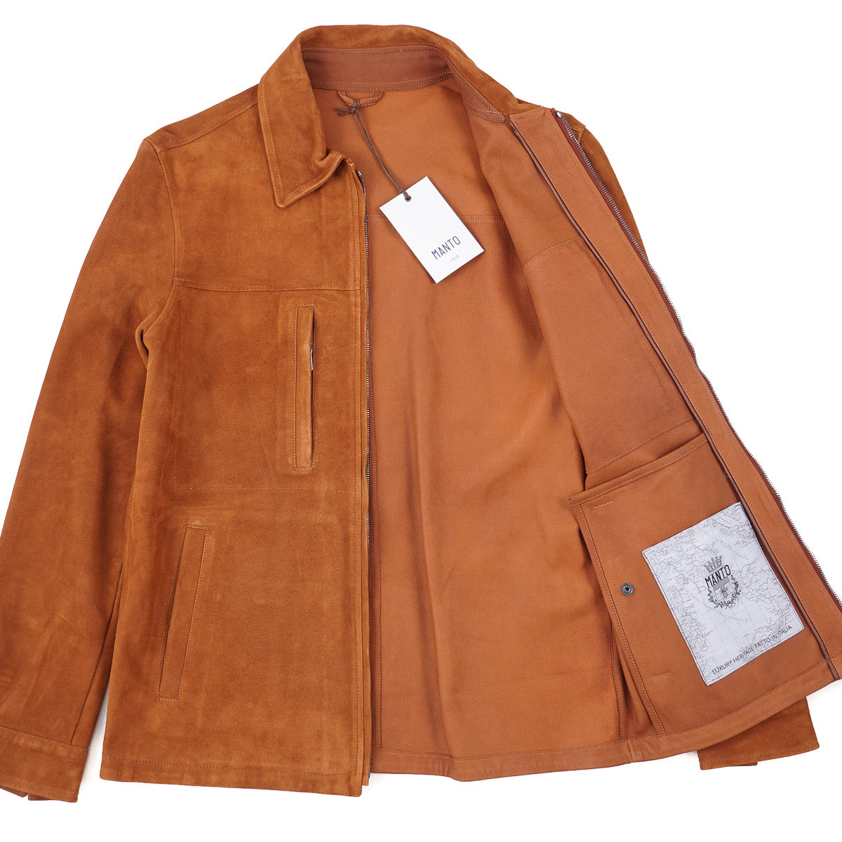 Manto Soft Lambskin Suede Jacket - Top Shelf Apparel