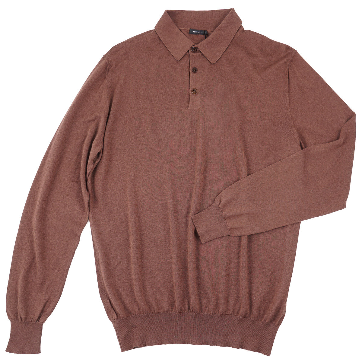 Manrico Superfine Cashmere-Silk Polo Sweater - Top Shelf Apparel