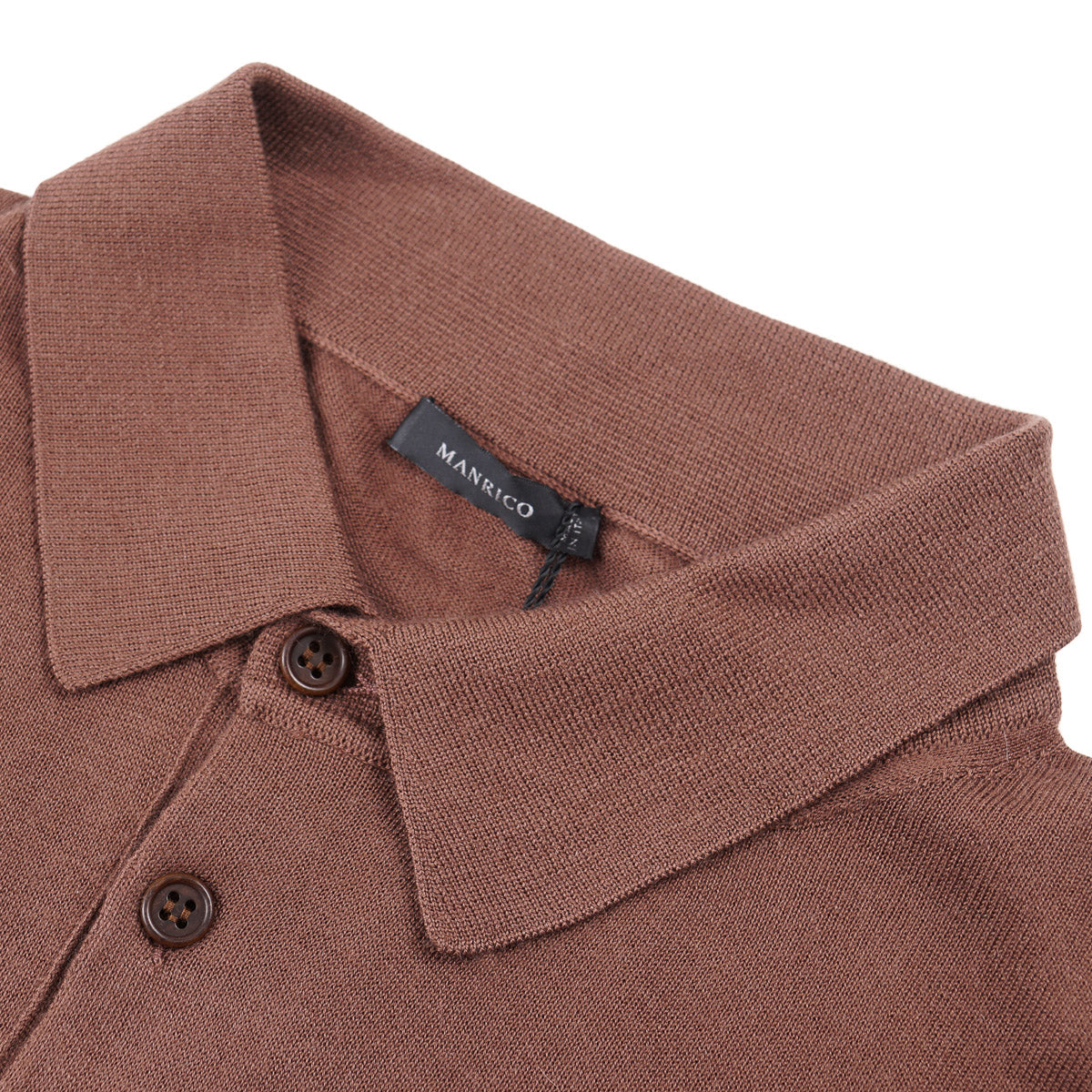 Manrico Superfine Cashmere-Silk Polo Sweater - Top Shelf Apparel