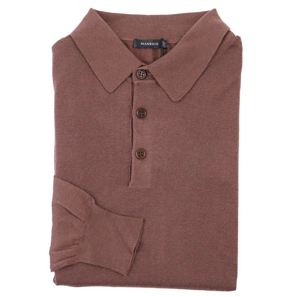 Manrico Superfine Cashmere-Silk Polo Sweater - Top Shelf Apparel