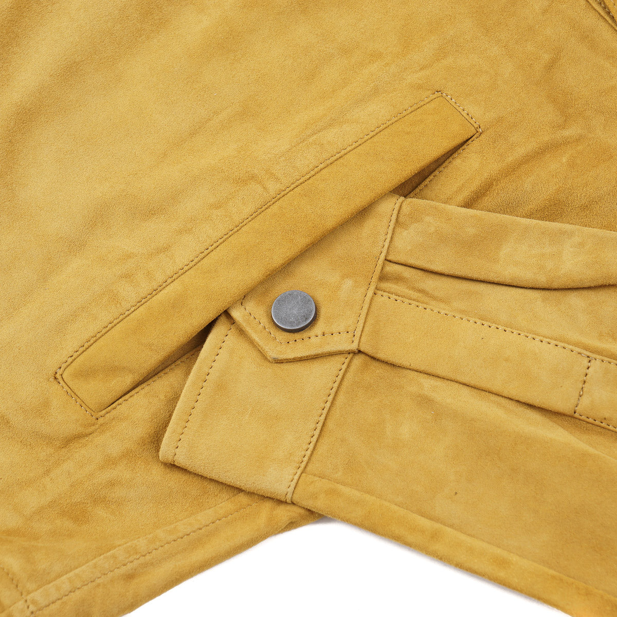 Manto Lightweight Nappa Suede Shirt-Jacket - Top Shelf Apparel