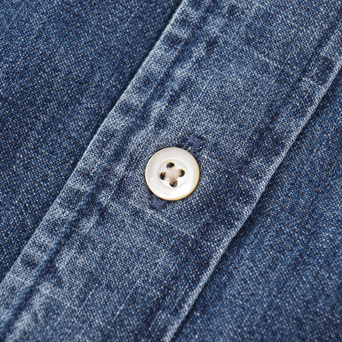 Boglioli Garment-Washed Denim Overshirt
