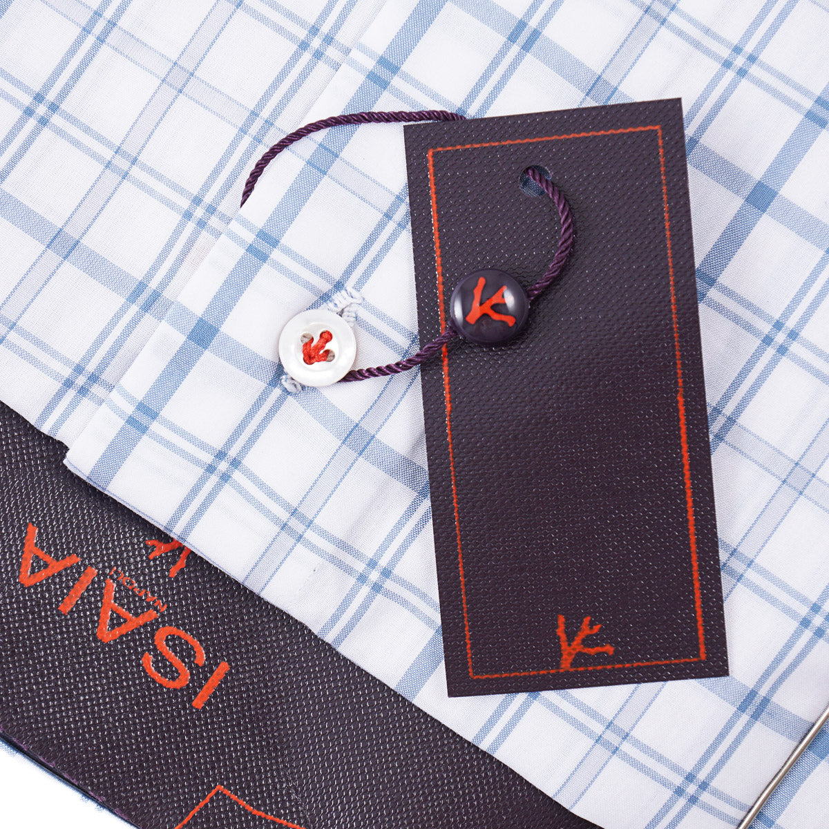 Isaia 'Mix' Tailored-Fit Cotton Shirt
