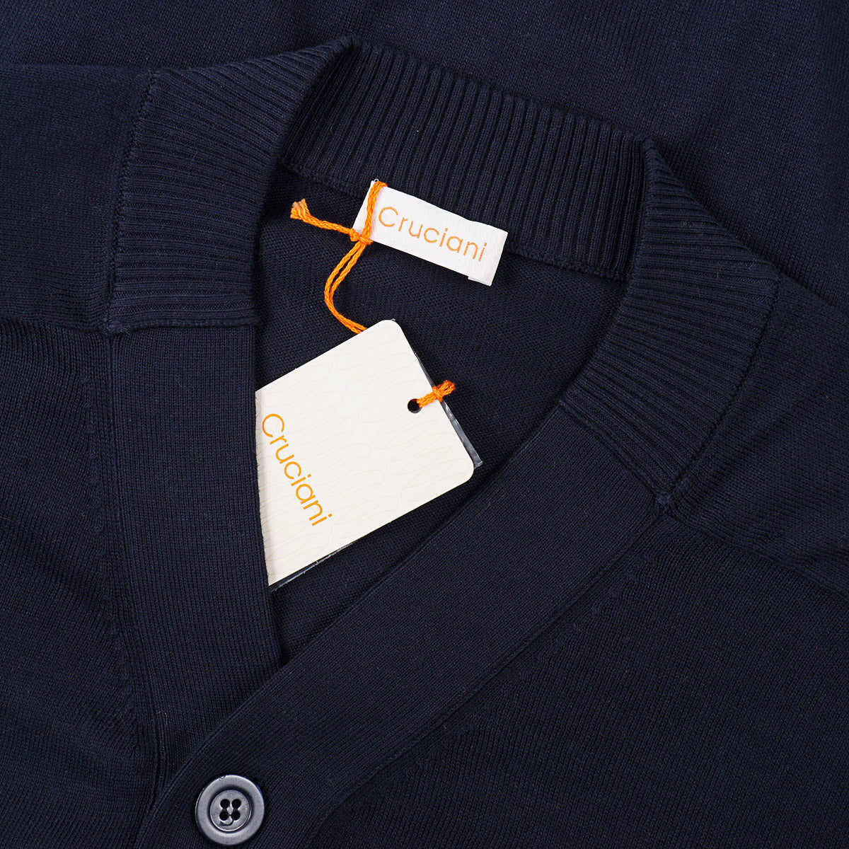Cruciani Knit Cotton Cardigan Sweater