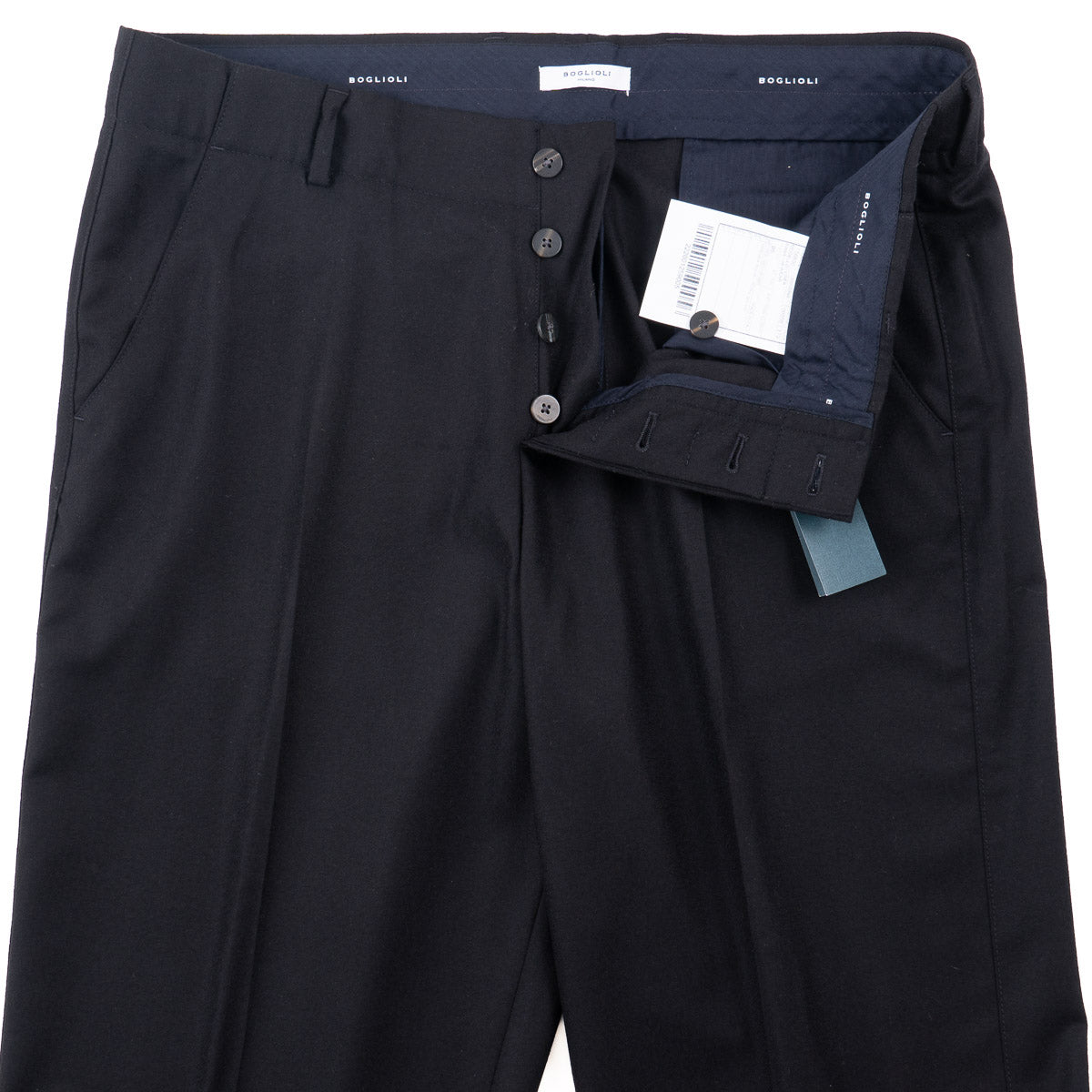 Boglioli Regular-Fit Flannel Wool Pants - Top Shelf Apparel