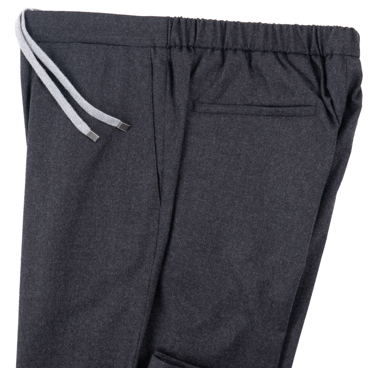 Boglioli Flannel Wool Drawstring Pants - Top Shelf Apparel