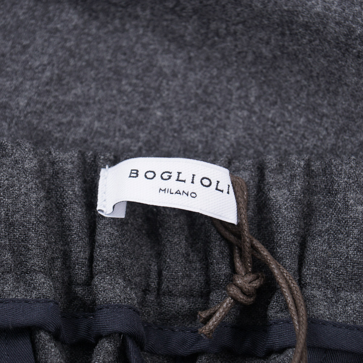 Boglioli Flannel Wool Drawstring Pants - Top Shelf Apparel