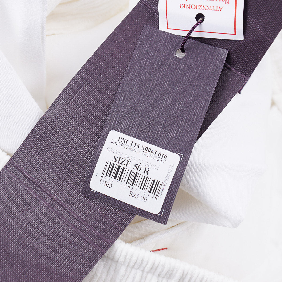 Isaia Corduroy Cotton Drawstring Pants