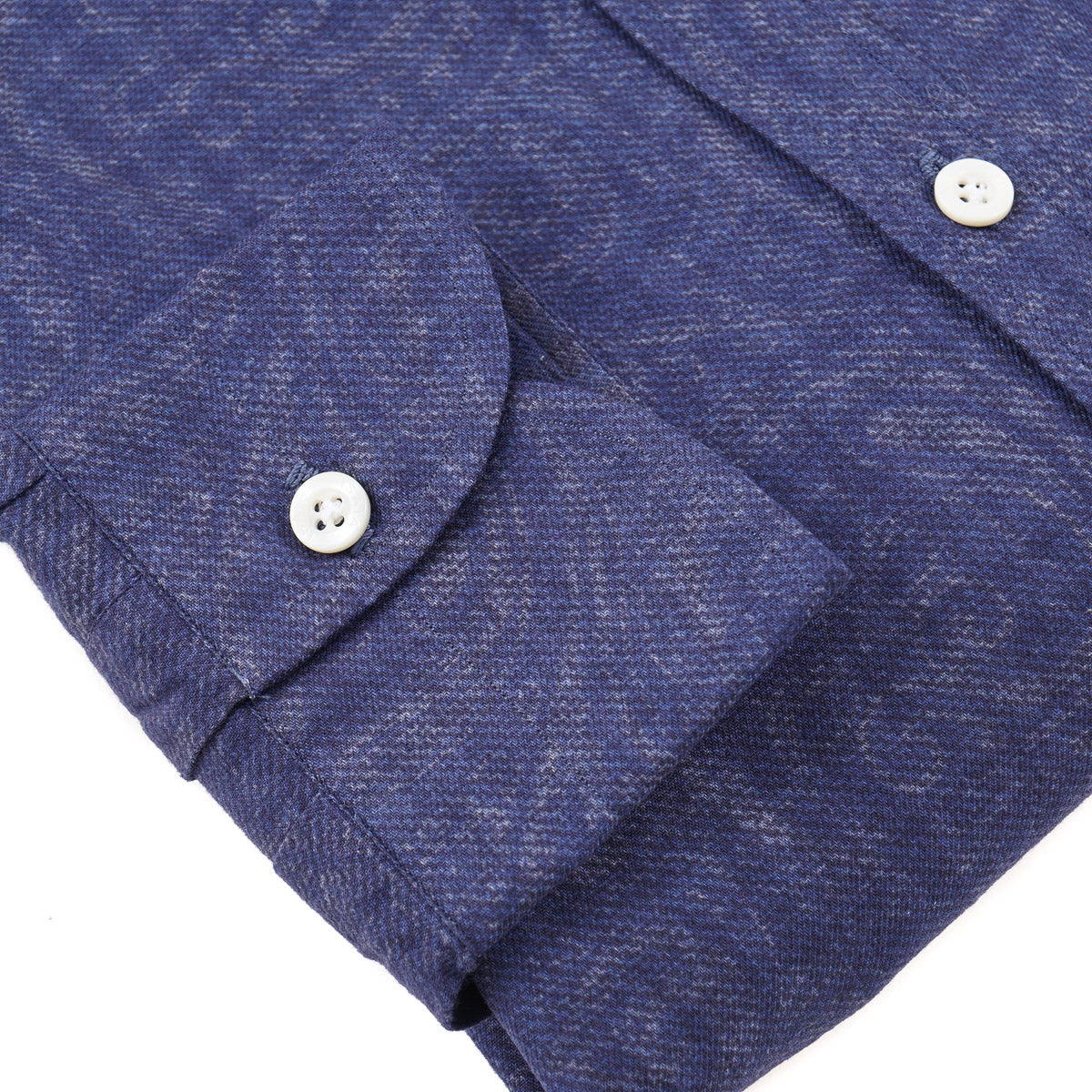 Isaia Trim-Fit 'Mix' Cotton Shirt