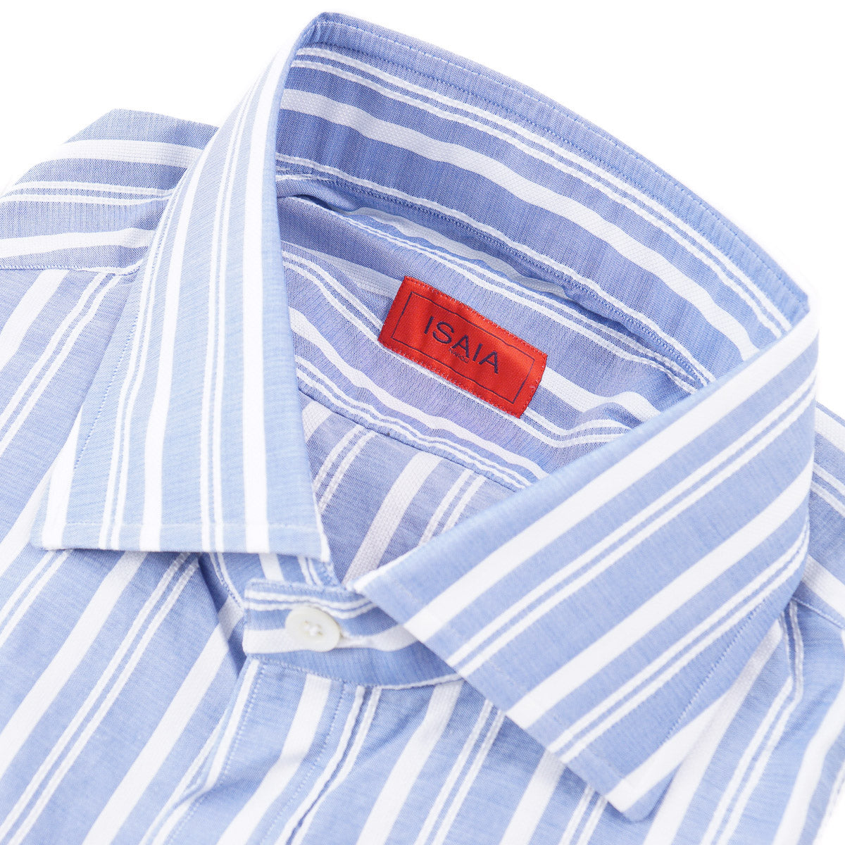 Isaia Striped Cotton Dress Shirt