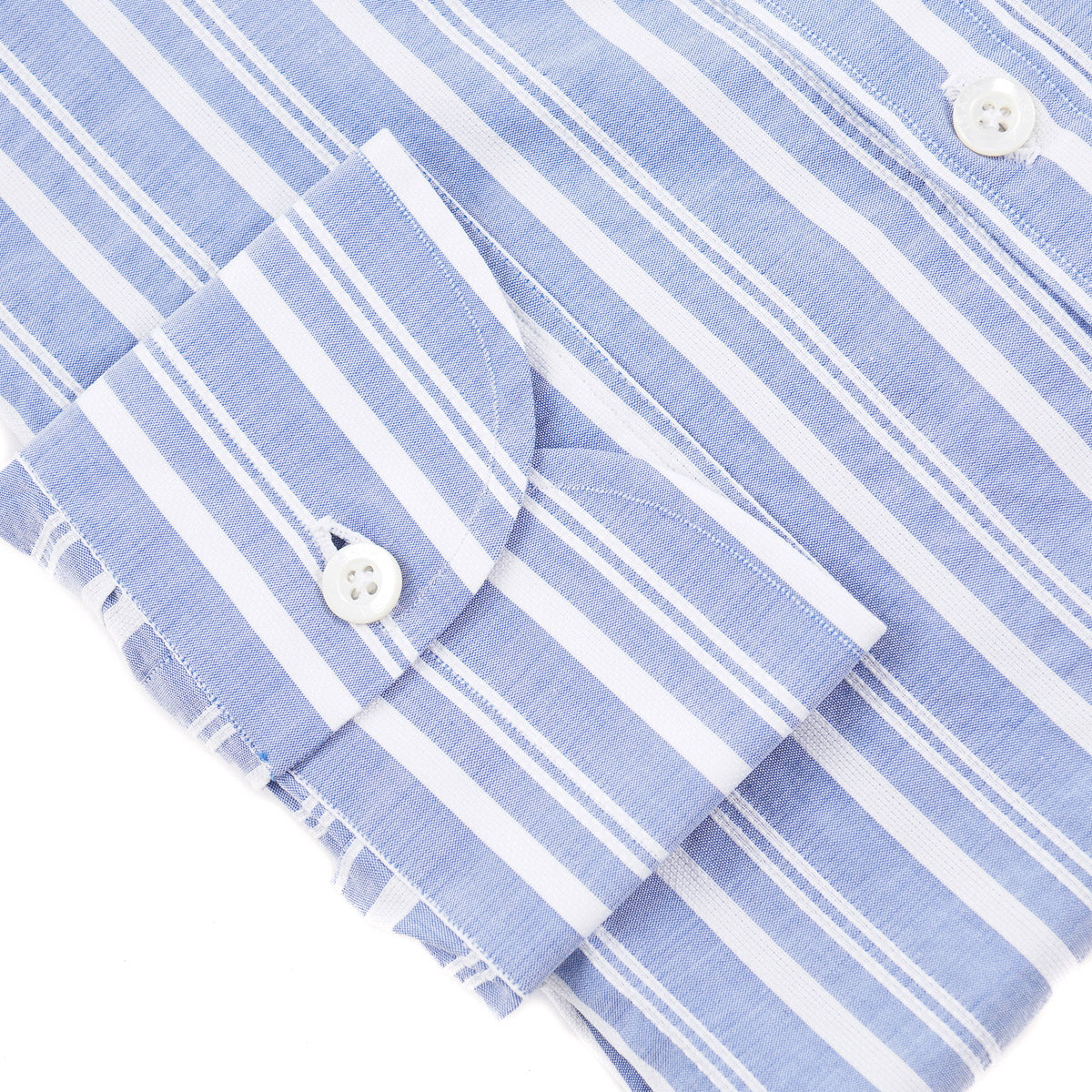 Isaia Striped Cotton Dress Shirt