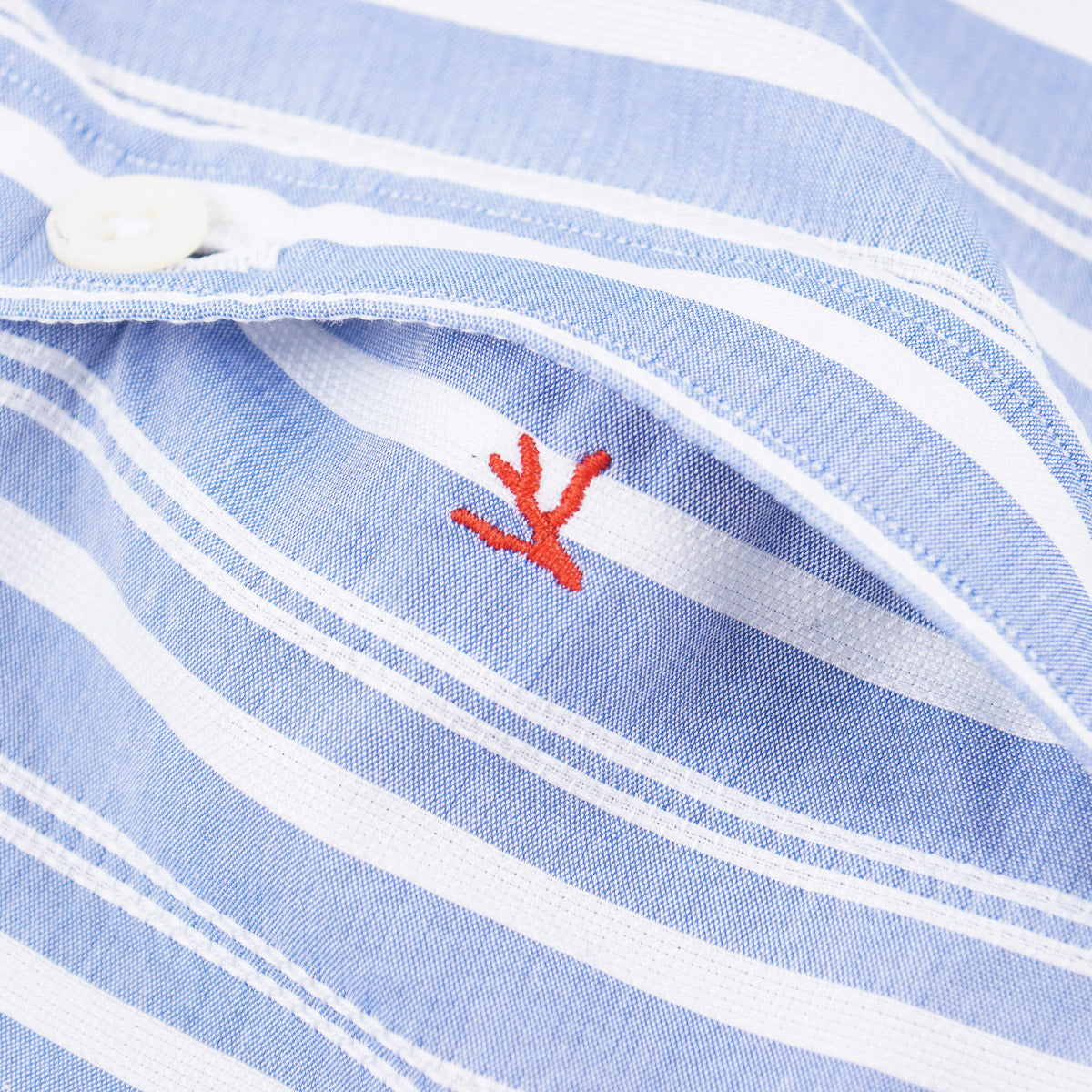 Isaia Striped Cotton Dress Shirt