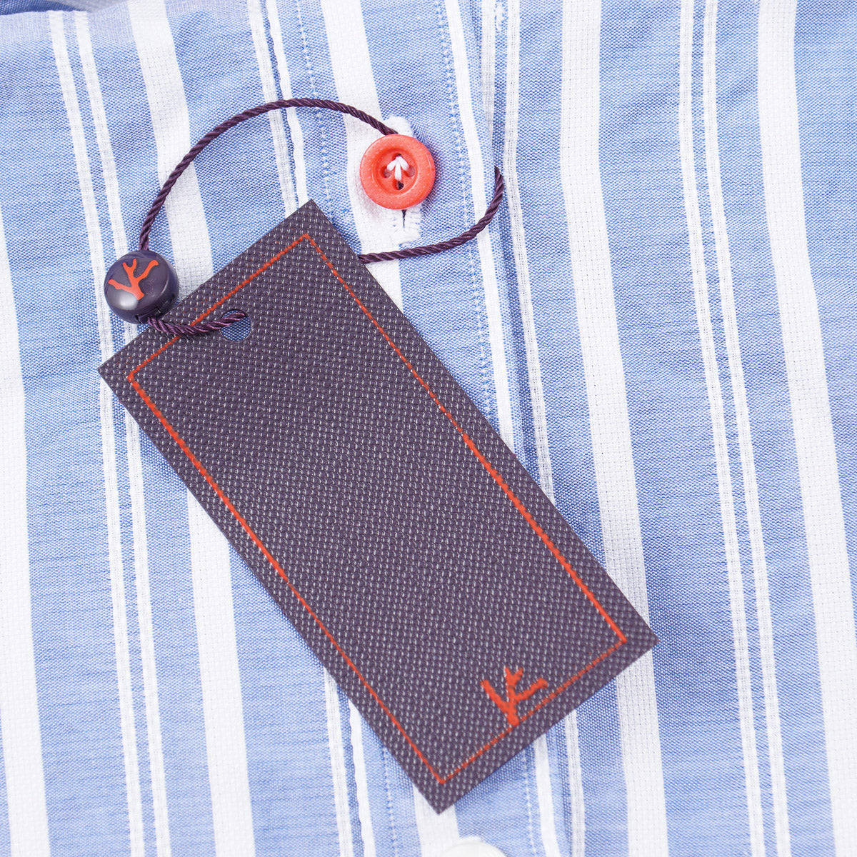 Isaia Striped Cotton Dress Shirt