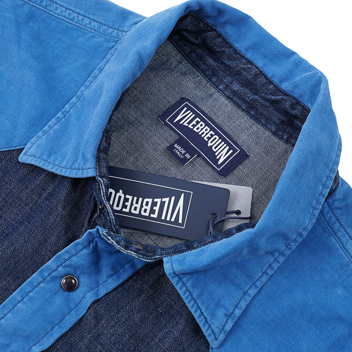 Vilebrequin Denim Snap-Front Western Shirt