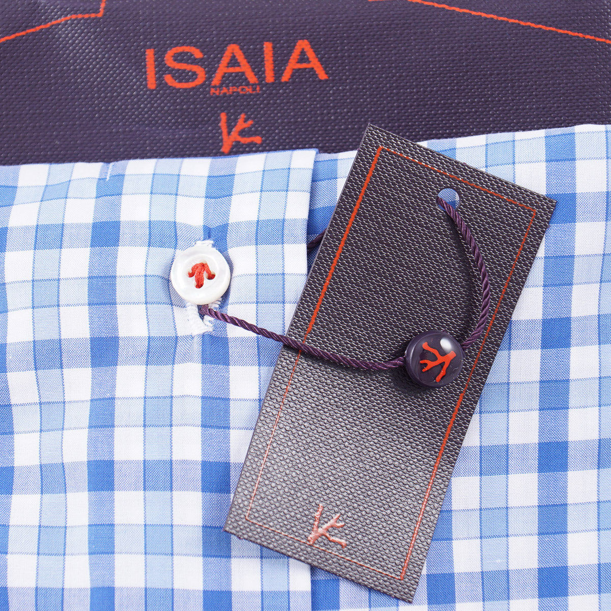 Isaia Tailored-Fit 'Mix' Cotton Shirt