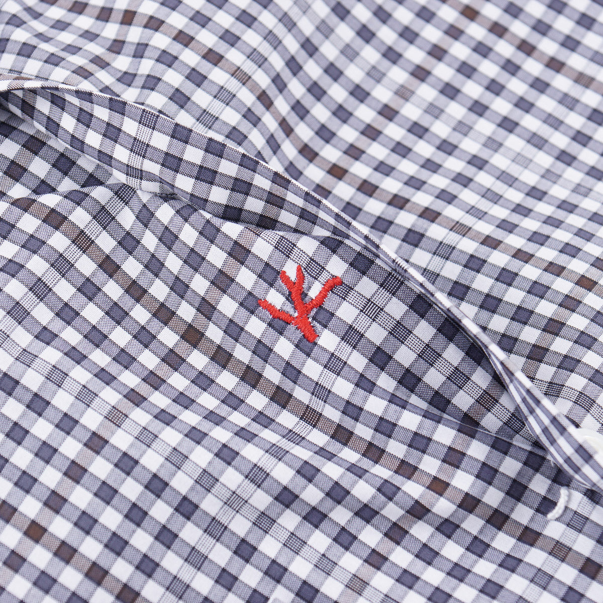 Isaia Tailored-Fit 'Mix' Cotton Shirt