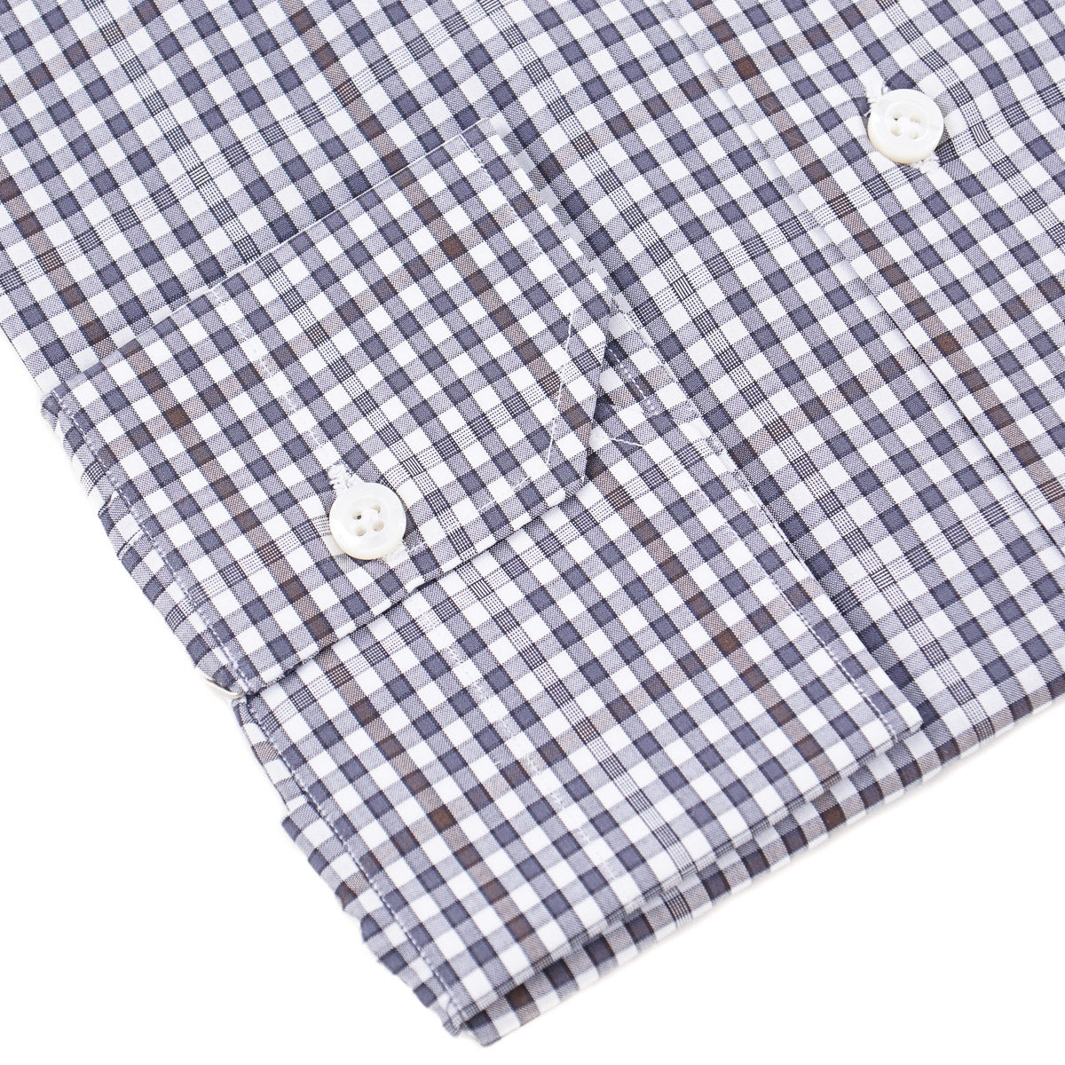 Isaia Tailored-Fit 'Mix' Cotton Shirt