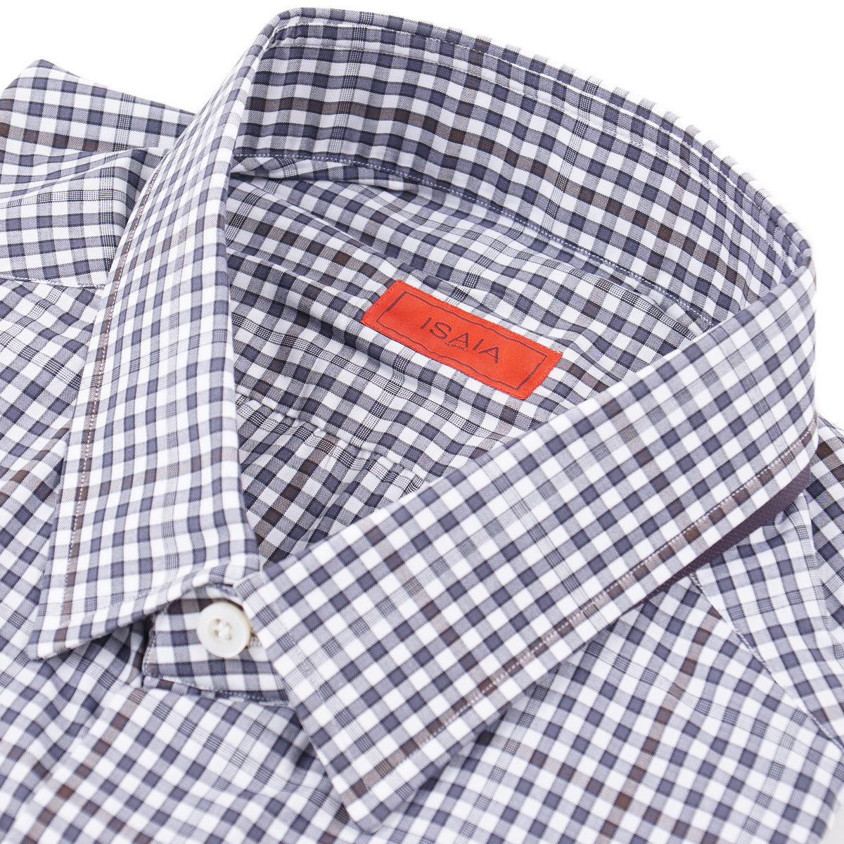 Isaia Tailored-Fit 'Mix' Cotton Shirt