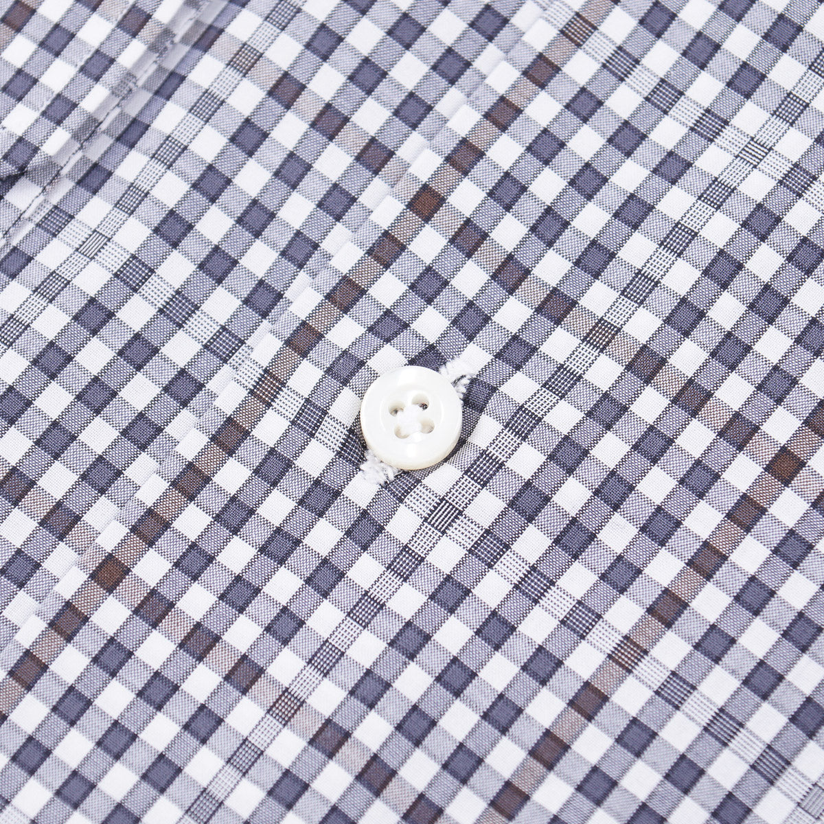 Isaia Tailored-Fit 'Mix' Cotton Shirt