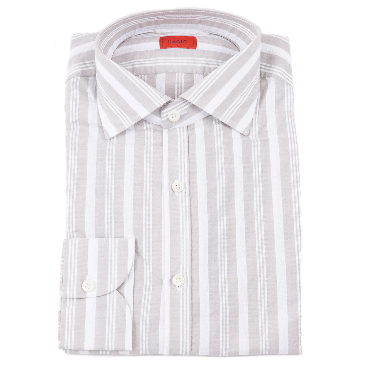 Isaia Tailored-Fit Cotton Dress Shirt