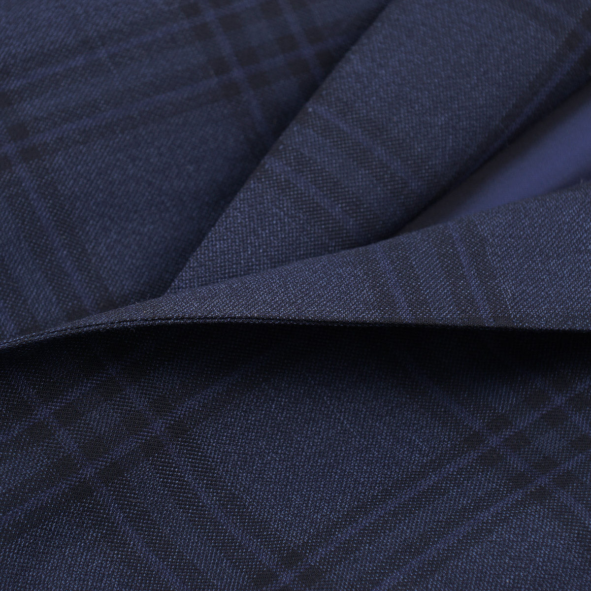 Isaia Dark Blue Check Wool Sport Coat - Top Shelf Apparel