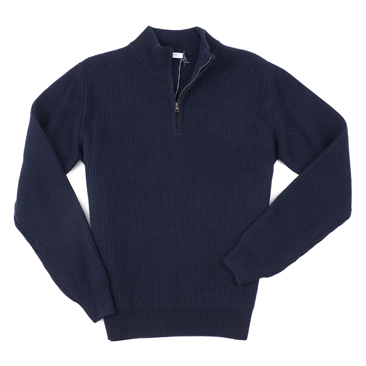 Boglioli Half Zip Wool-Cashmere Sweater - Top Shelf Apparel