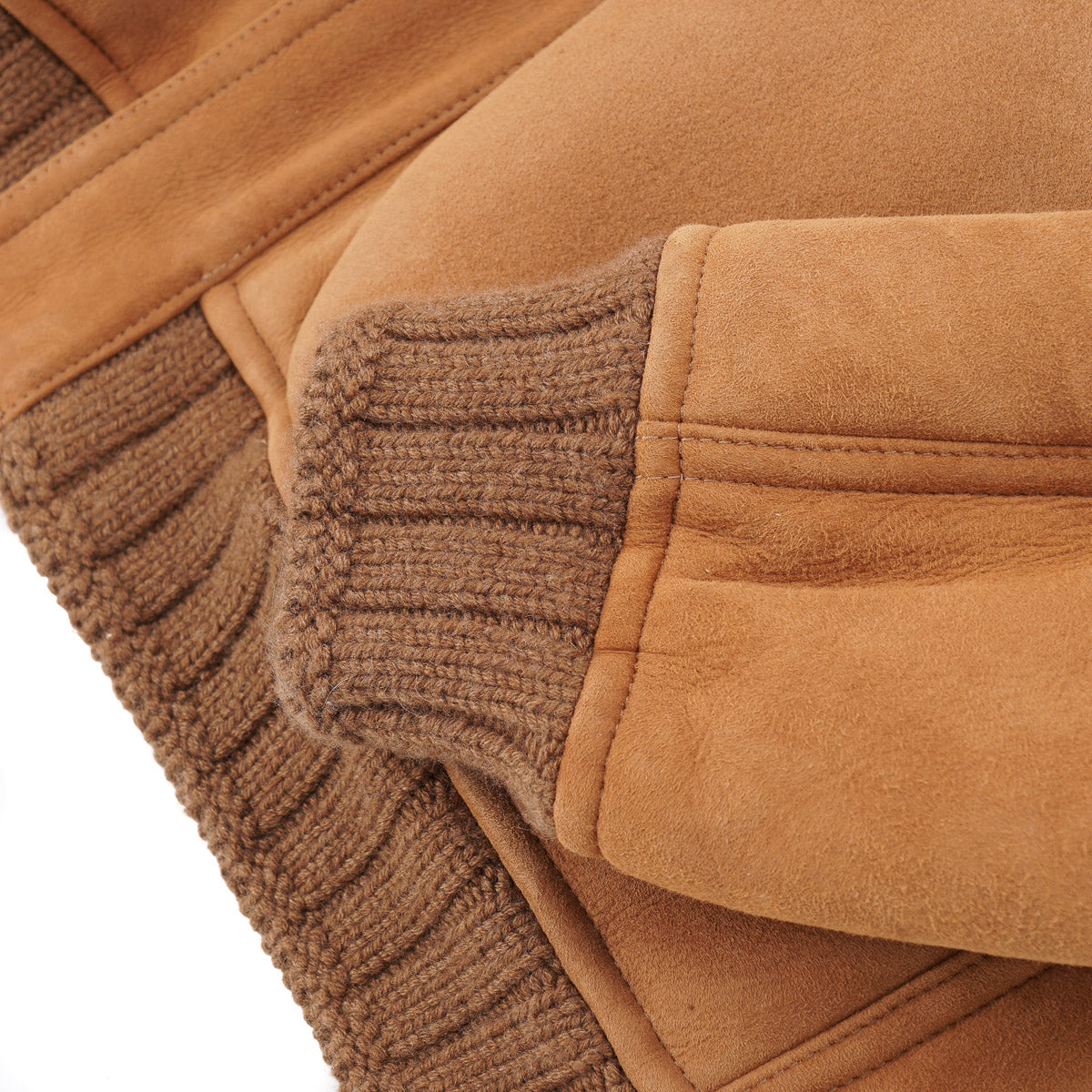 Kiton Plush Shearling-Lined Leather Jacket - Top Shelf Apparel