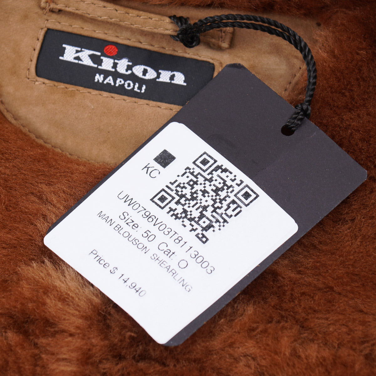 Kiton Plush Shearling-Lined Leather Jacket - Top Shelf Apparel