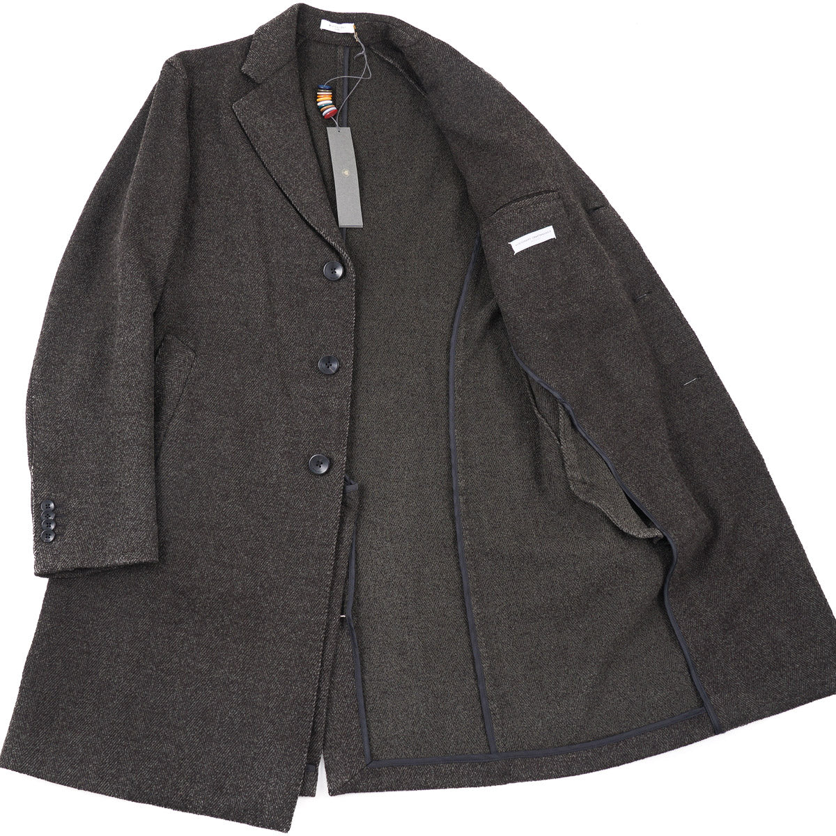 Boglioli Soft-Constructed Wool Overcoat - Top Shelf Apparel