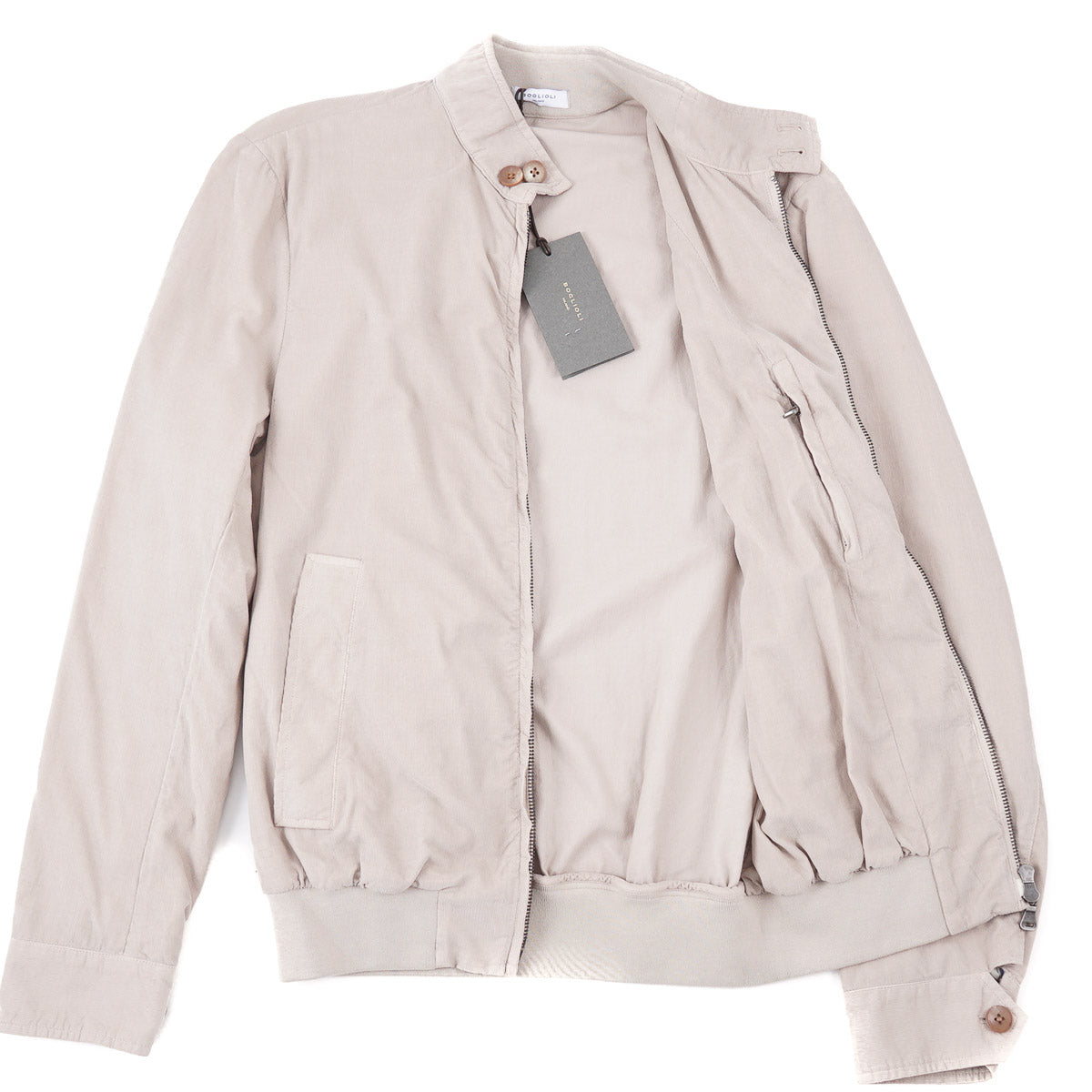 Boglioli Lightweight Corduroy Bomber Jacket - Top Shelf Apparel