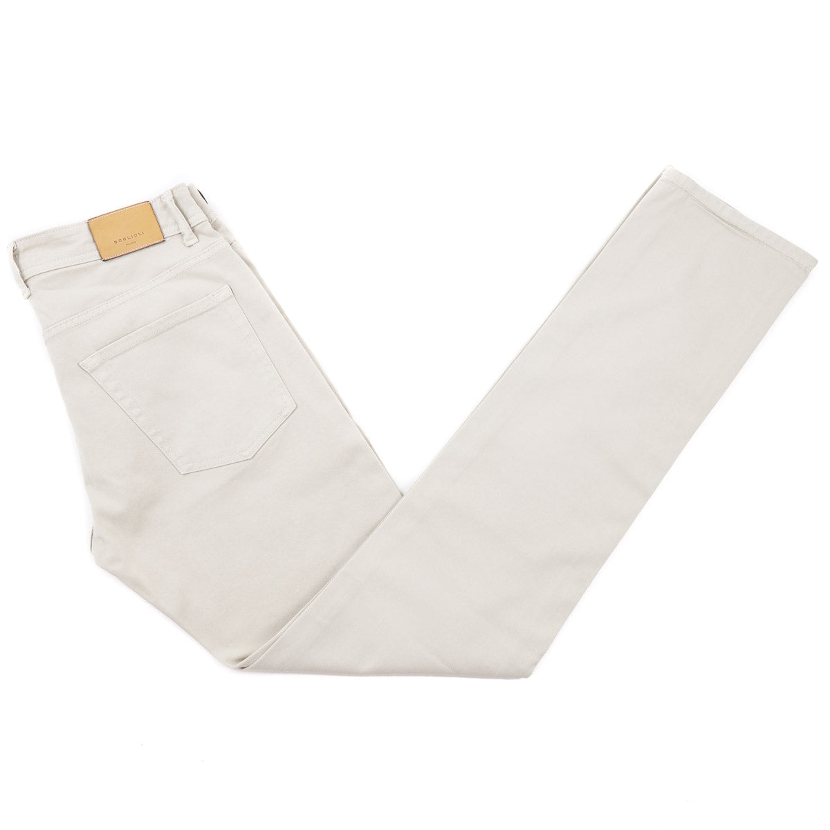Men's 5 Pocket Trouser, Ecru Cream Twill