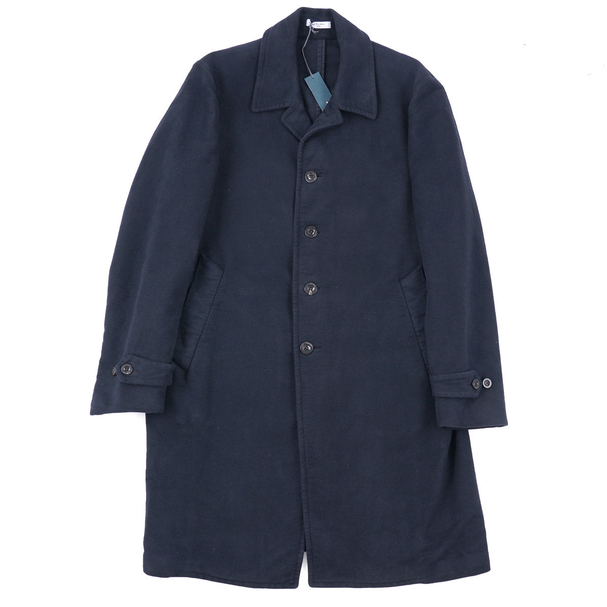 Boglioli Brushed Moleskin Cotton Overcoat - Top Shelf Apparel