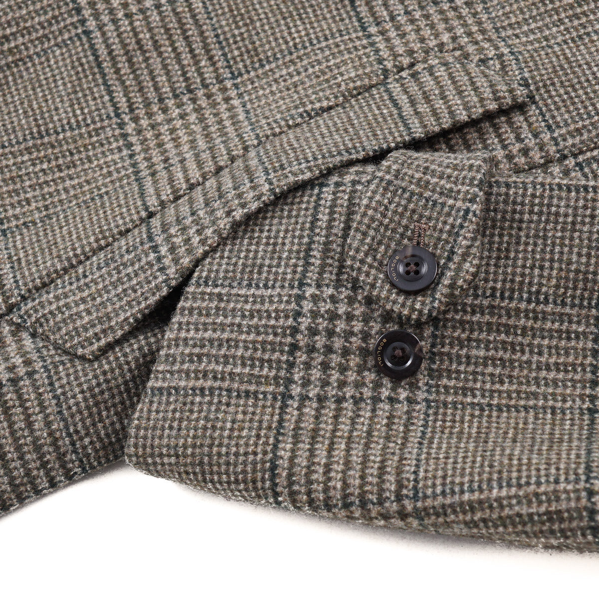 Boglioli Plaid Brushed Wool Overcoat - Top Shelf Apparel