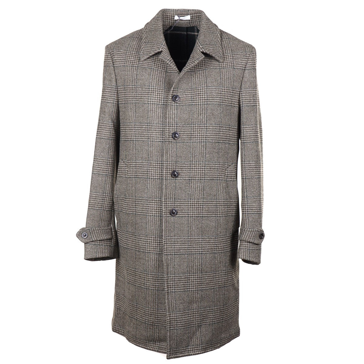 Boglioli Plaid Brushed Wool Overcoat - Top Shelf Apparel