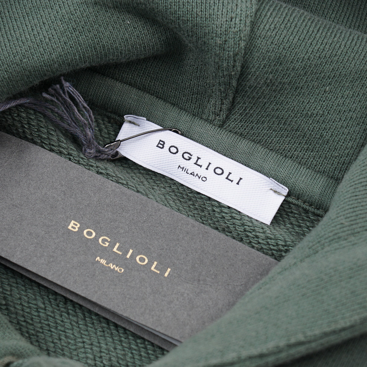 Boglioli Hooded Pullover Cotton Sweatshirt - Top Shelf Apparel