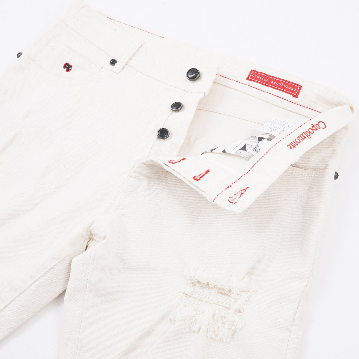 Marco Pescarolo Linen and Cotton Jeans - Top Shelf Apparel