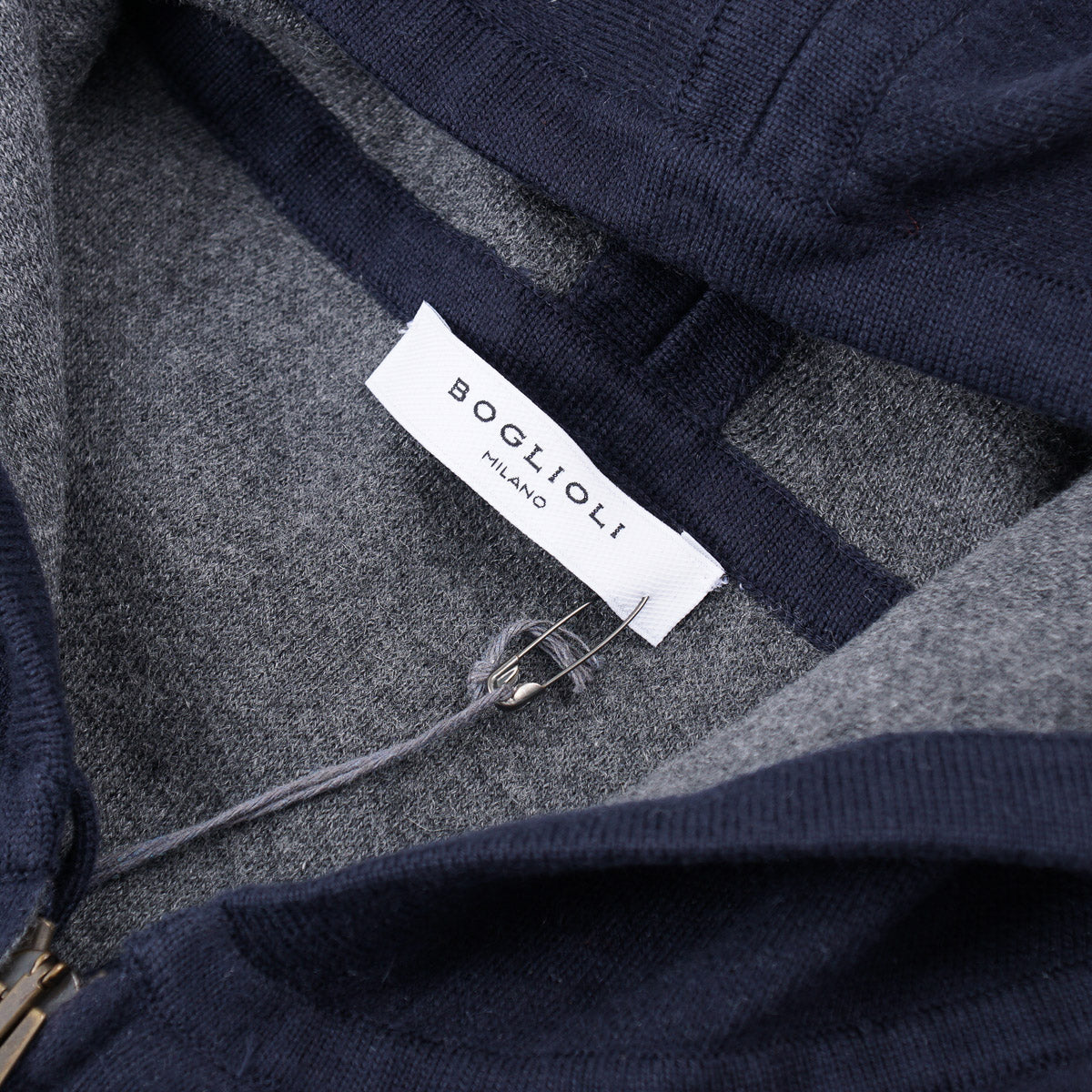 Boglioli Hooded Cotton and Cashmere Sweater - Top Shelf Apparel