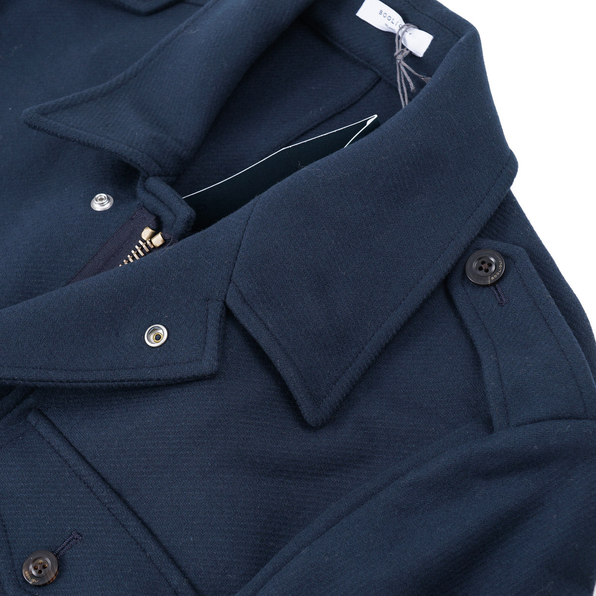 Boglioli Flannel Wool-Cashmere Field Jacket - Top Shelf Apparel
