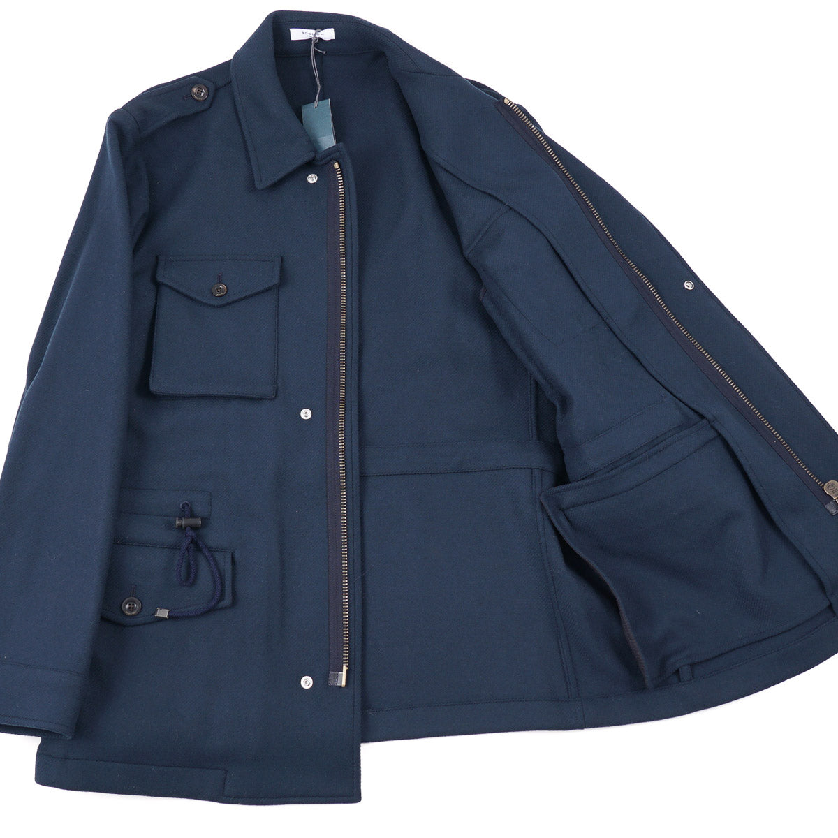 Boglioli Flannel Wool-Cashmere Field Jacket - Top Shelf Apparel