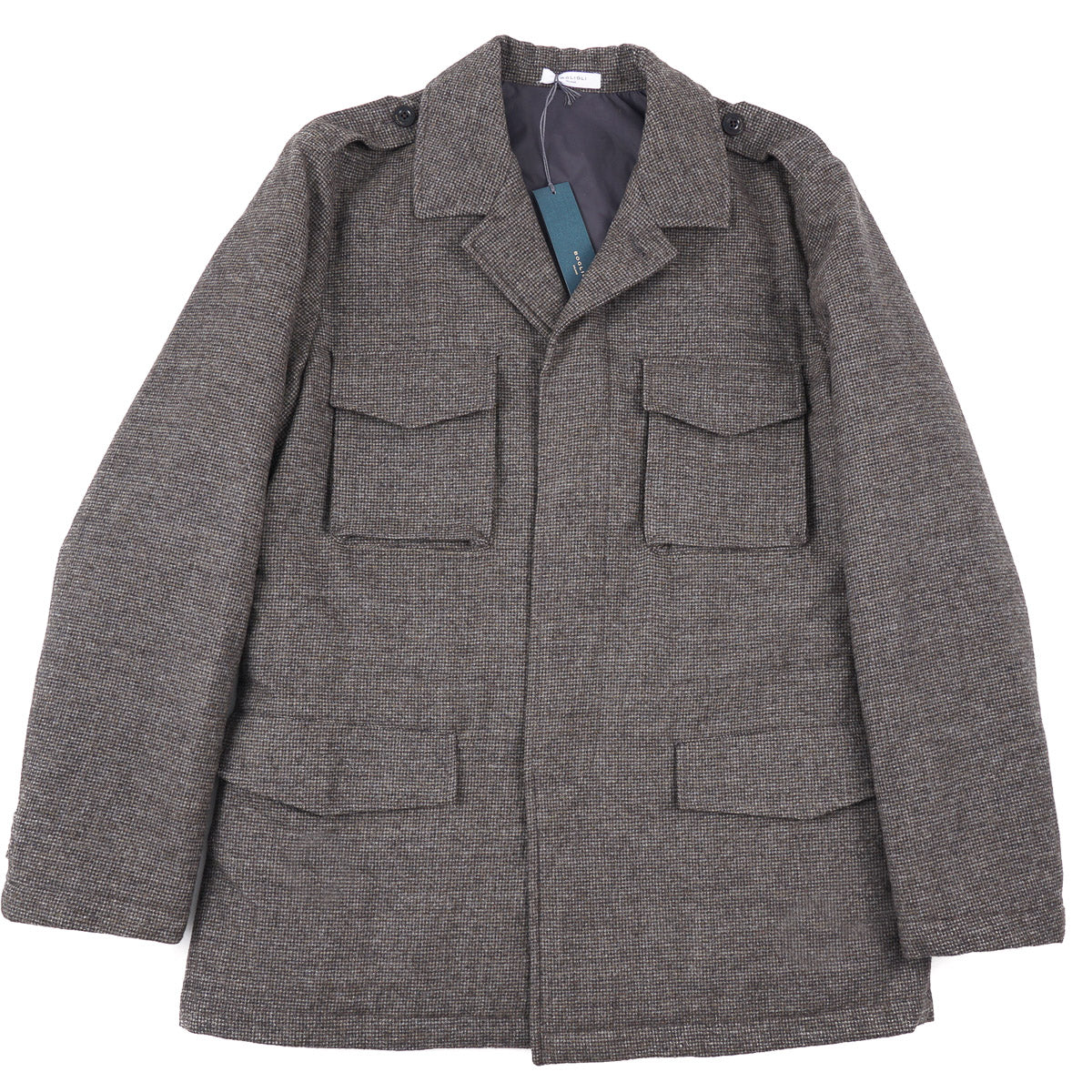 Boglioli Padded Flannel Wool Field Jacket - Top Shelf Apparel