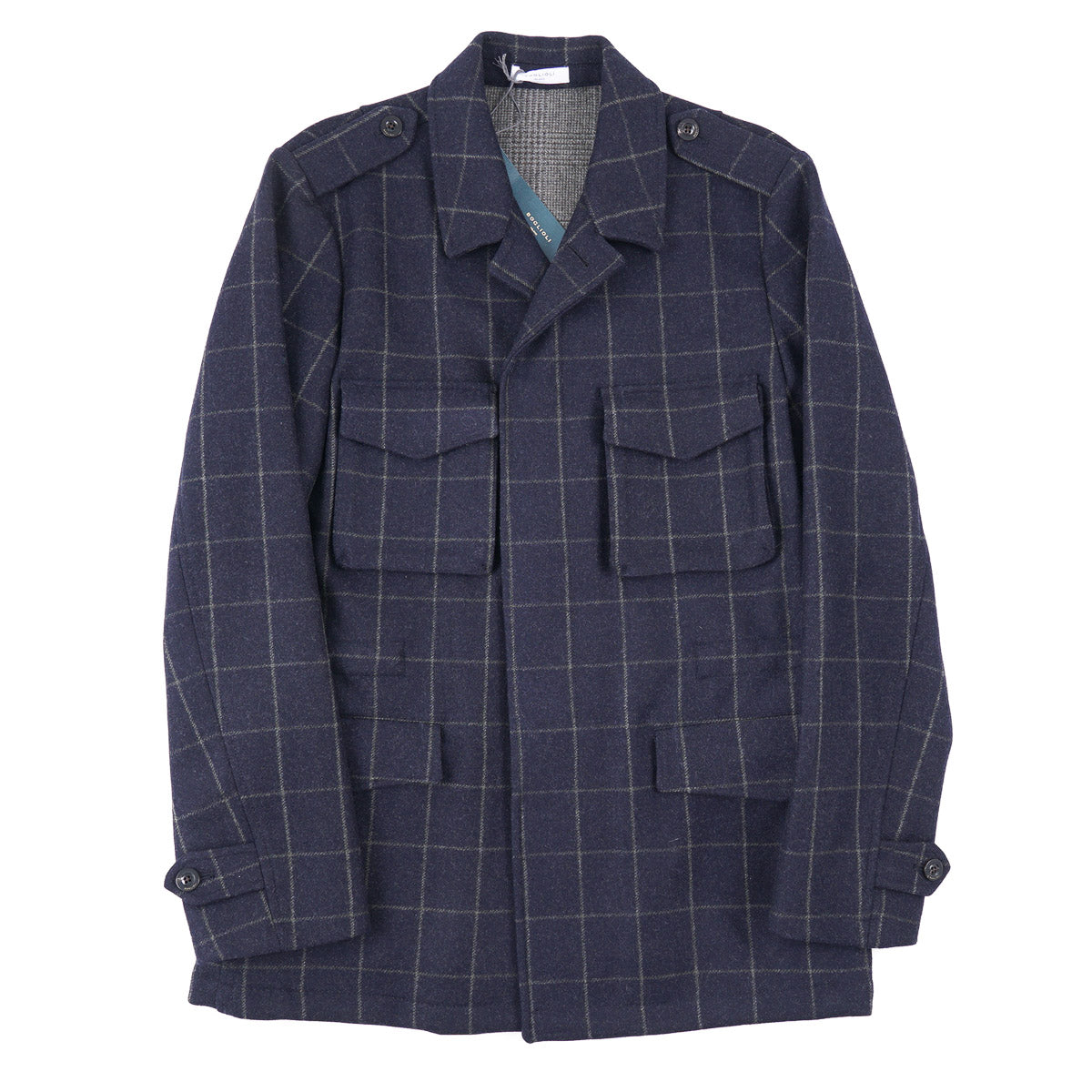 Boglioli Brushed Flannel Wool Field Jacket - Top Shelf Apparel