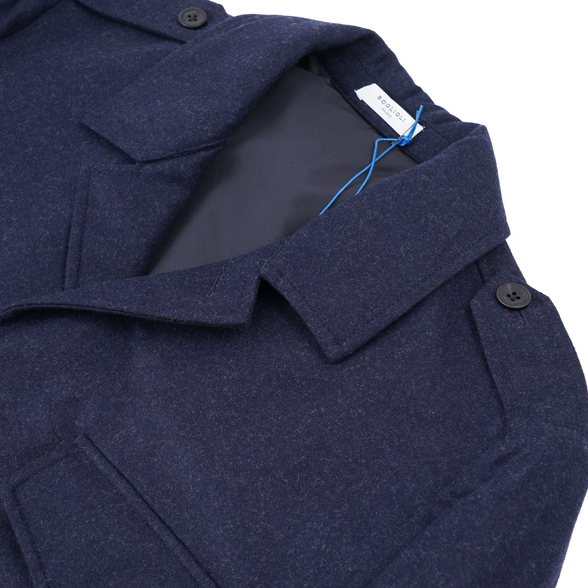 Boglioli Padded Flannel Wool Field Jacket - Top Shelf Apparel