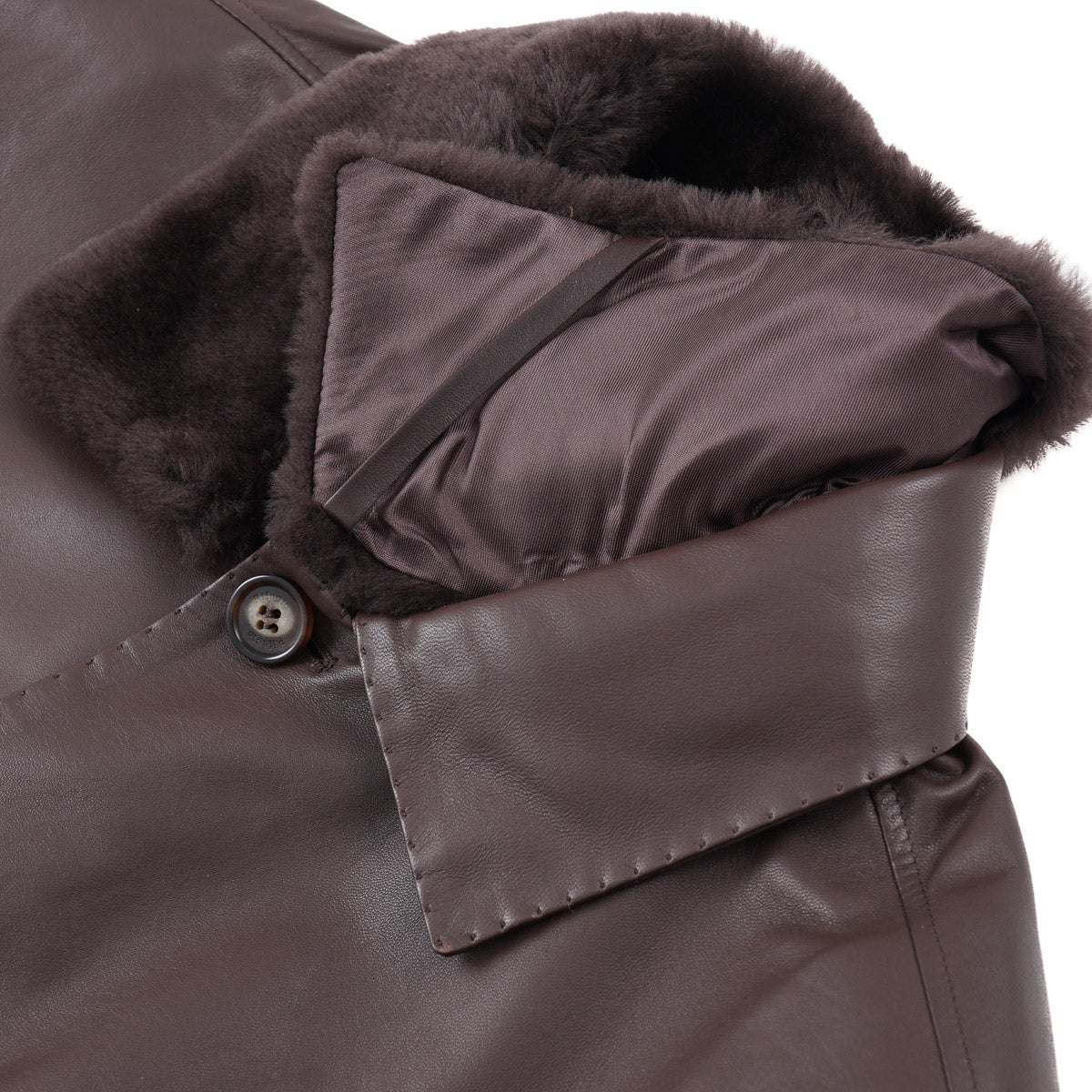 Rifugio Nappa Leather Jacket with Beaver Collar - Top Shelf Apparel